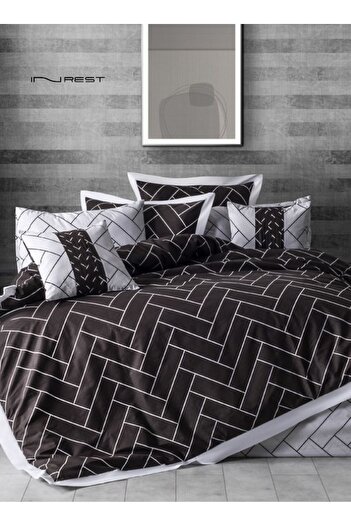 INREST Mango Single Duvet Cover Set (Without Filling) Cotton 100% Single Size 160x230 cm - 5 Pcs