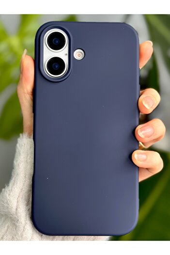 Go Aksesuar iPhone 16 Compatible Velvet Flexible Silicone Stain Resistant Launch Case