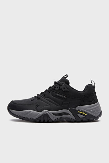 SKECHERS Arch Fit Deri Logolu Sneaker Ayakkabı Erkek AYAKKABI 204409 BLK