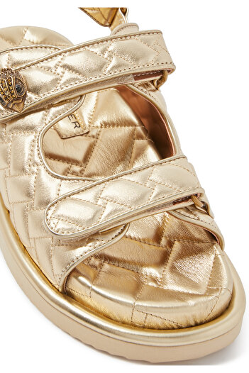 Kurt Geiger Metalik Deri Günlük Sandaletler