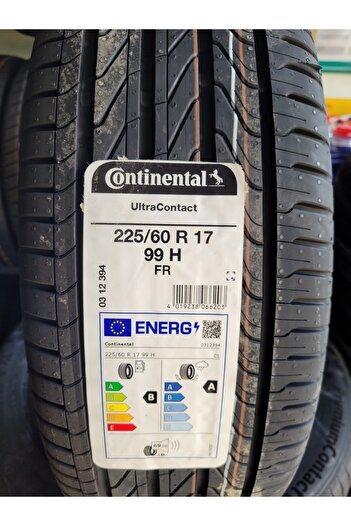 Continental 225/60R17 Ultra Contact 99H FR Set olarak (4 ADET) A serisi 69db 2025 Üretim*