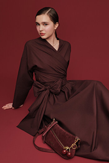 Manuka Πουκάμισο Μπορντό Τόνος KIMONO STYLE PREMIUM