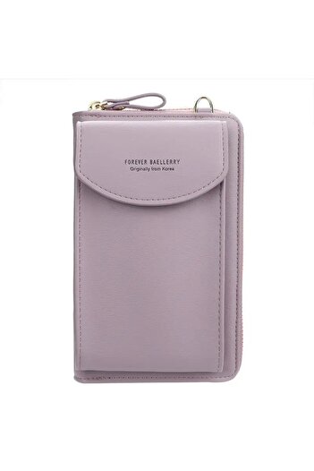 baellerry Large Capacity Women's Wallet & Purse with Phone Compartment, Card Holder and Shoulder Strap Handbag