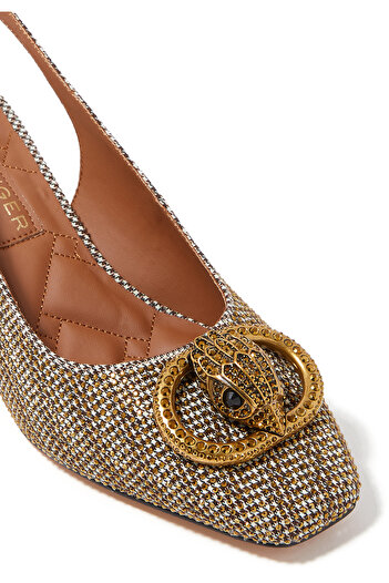 Kurt Geiger Şık Chelsea Blok Topuklu Slingback Sandalet