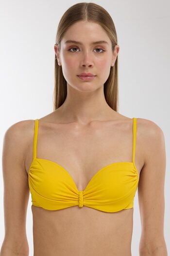 AYYILDIZ 63552 Yellow Bikini Top