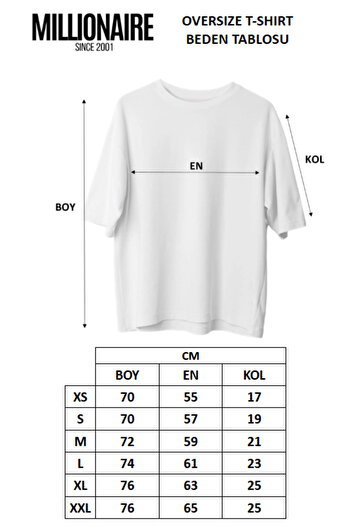 Millionaire Erkek Ekru Beyaz City Of Angels Oversize Fit Bol Geniş Kalıp Salaş Kesim T-shirt