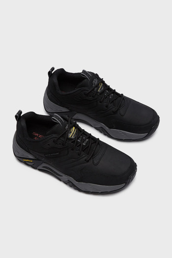 SKECHERS Arch Fit Deri Logolu Sneaker Ayakkabı Erkek AYAKKABI 204409 BLK