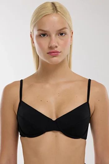 AYYILDIZ 63561 Black Bikini Top