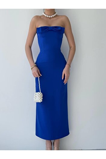 buğrahayalin Kaelm Dress with Ribbon on the Front