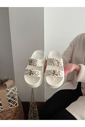 Behtah Kundura Stylish Design Open Front Beach Pool Garden Sea Summer Soft Thick Sole Daily Slippers