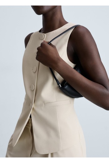 MANGO Woman Buttoned suit vest