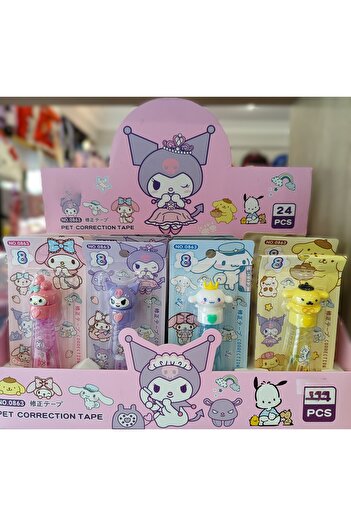 bundle island Sanrio karakterleri kuromi my melody vb. daksil tipex ( 1 adet )