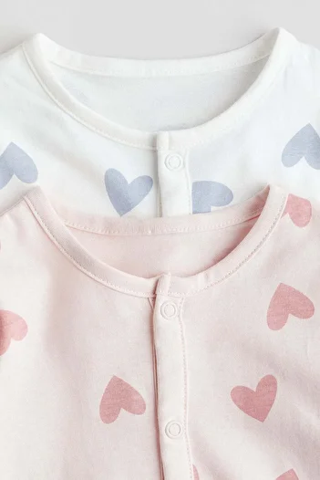 H&M 2-pack patterned cotton pyjamas