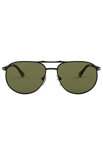 Persol Unisex Black Round Sunglasses PO2455S 10784E