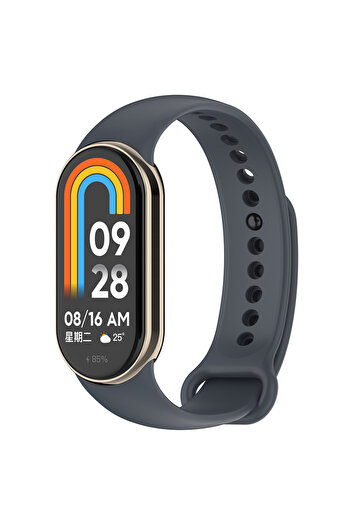 morfide Xiaomi Mi Band 8 Compatible Series Classic Cord Silicone Strap Strap