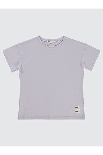 Civil Girls T-Shirt for Girls under 6-9 Years Old Galactic Lilac