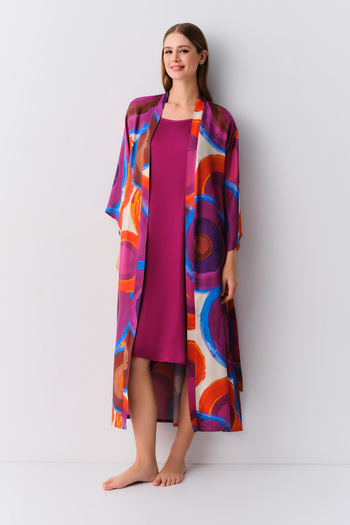 SUWEN Iris Long Dressing Gown