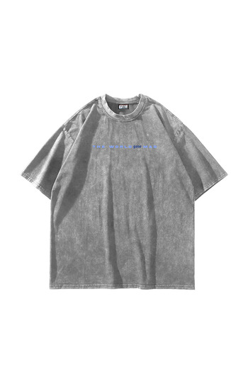 Sokak Butik Μπλουζάκι με στάμπα Phobia Back White Washable Unisex Oversize