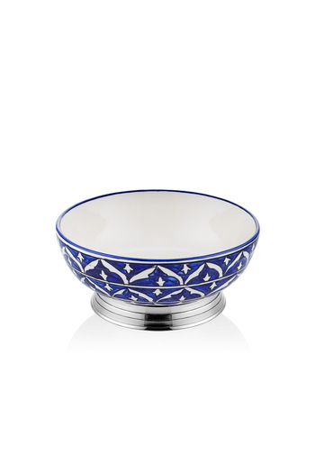 The Mia Corallo Salad Bowl Blue 10X10X5 cm