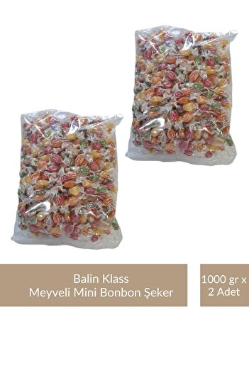 Kahve Dünyası Fruity Mini Bonbon Candy Bag, 1000 g X 2 Pieces