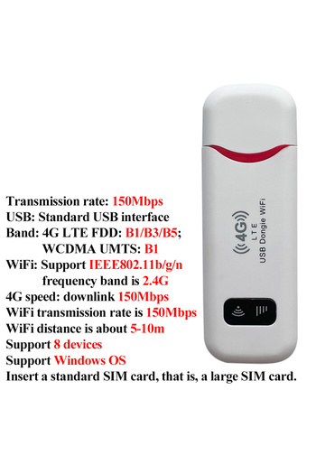 Choice1 WiFi Router B LDW931 4G LTE WiFi Router 150Mbps Wireless USB Dongle USB Modem Stick with Sim Card Wi