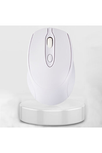 Choice White Rechargeable Wireless Mouse 2.4G Bluetooth-Compatible Wireless Computer Mouse USB Silent Gamer