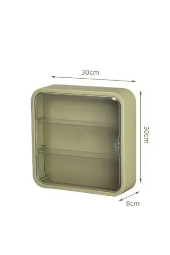Choice green Wall Mounted Doll Blind Box Storage Display Rack Magnetic Suction Figurine Display Cabinet Dus