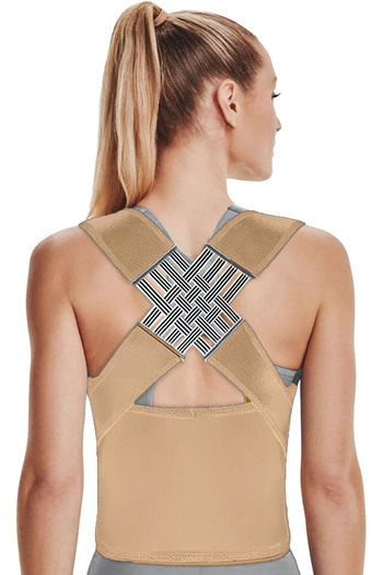ALEXANDER HUD Women Men Erect Posture Corset Humpback Anti Kyphosis Adjustable Back Support