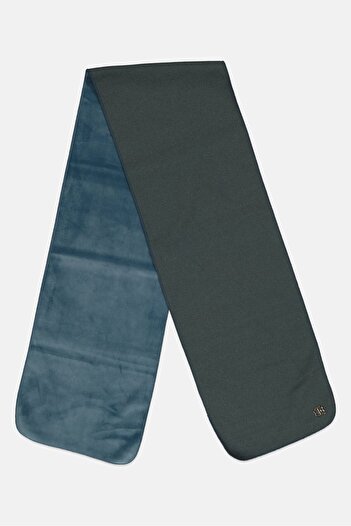 ELLE Women Buckle Logo Scarves 150 x 26 cm, Black