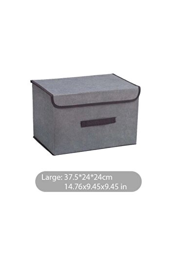 Choice L Fold Non Woven Fabric Storage Box Gray Home Supplies Clothing Underwear Sock And Kid Toy Storage .