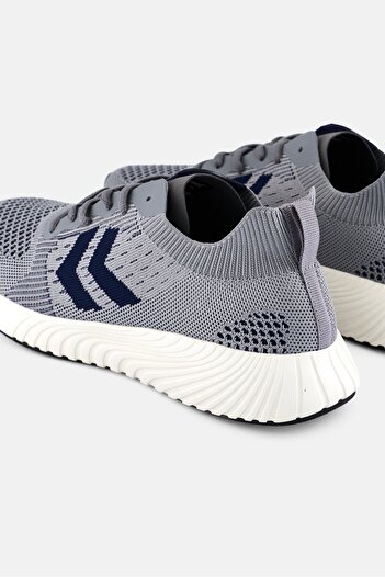 hummel Men Trinity Breaker Seamless Lace Up Running Shoes, Grey