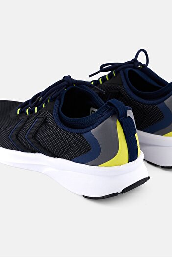 hummel Men Flow Fit Lace Up Running Shoes, Black