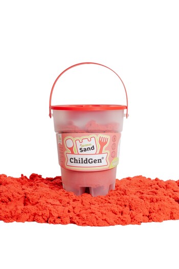 ChildGen Doğal Kinetik Kum - Kırmızı - 500 gr