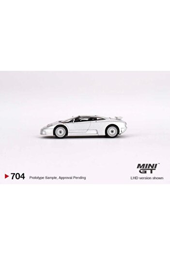 mini gt 1/64 Bugatti Eb110 Gt Grigio Chiaro Mgt 00704