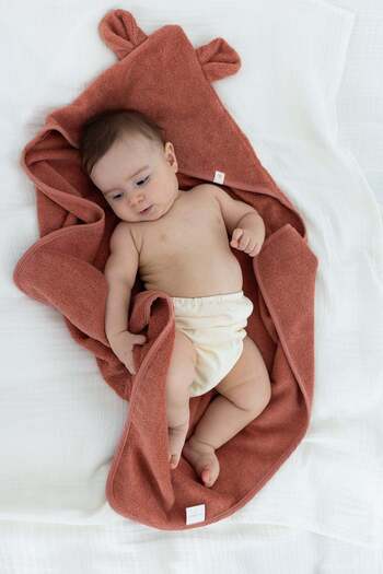 İrya Tiny Bear Organic Cotton Baby Swaddle Tile 75X75