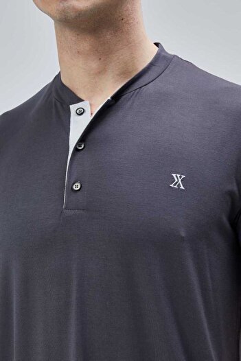 DOSXX Rise 2Li 1.Kalite Bambu Likra Erkek Kısa Kol Pijama Takımı