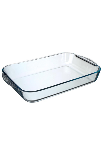 Five Simply Smart High Quality Durable Rectangular Glass Dish Clear 40 x 25cm