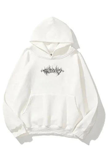 Trendiz Unisex φούτερ αγγέλου Hoodie White