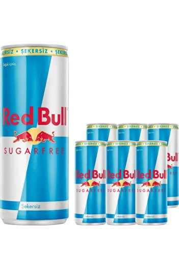 Red Bull Redbull Şekersiz 6x250 Ml