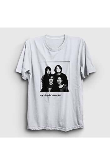 Presmono Λευκό μπλουζάκι My Bloody Valentine Unisex - 463431 ττ