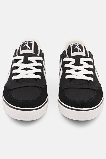 hummel Men Stadid Low Lace Up Casual Shoes, Black Combo