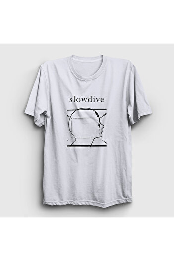 Presmono Λευκό μπλουζάκι Slowdive Unisex - 437990 ττ