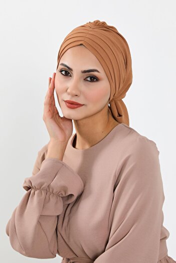 Aisha's Design Pleated Aerobin Bone,B-86A,Camel