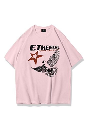 Trendiz Unisex Ethereal Tshirt Ροζ