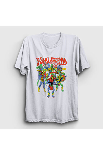 Presmono Λευκό μπλουζάκι King Gizzard And The Lizard Wizard Unisex - 489057 ττ