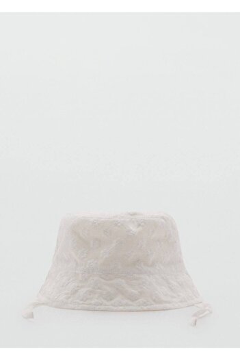 MANGO Baby Embroidered bucket hat
