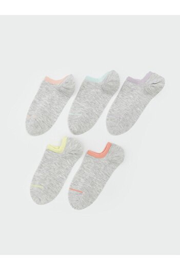 LC Waikiki Lcw Dream Women's Plain Booties Socks 5-Pack