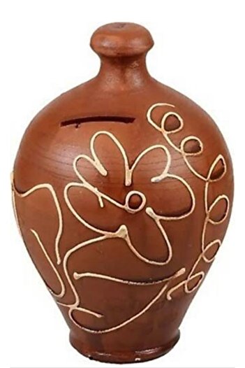 LALEZEN Patterned 30 cm Piggy Bank
