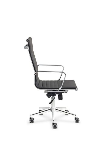Mezura Ofis Chrome Yönetici Koltuğu Siyah