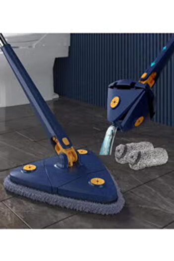 Primo Plus 360° Rotatable Adjustable Denx Triangle Multifunctional Cleaning Mop Triangle